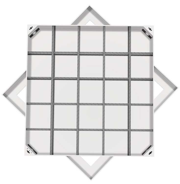 满城不锈钢方井展示